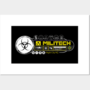 Cyberpunk - Militech International Armaments Posters and Art